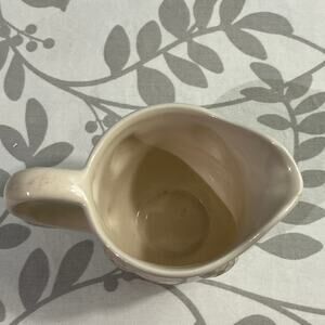 HOME Stoneware Creamer Pitcher Pinecone Embossed Rustic Farmhouse Replacement